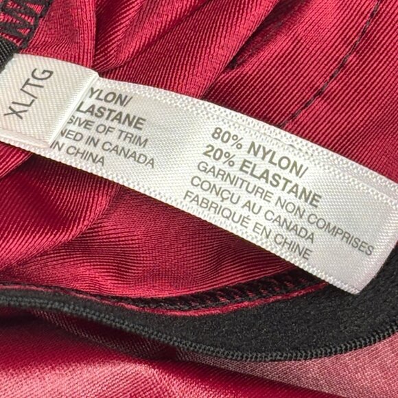 Darque by Coquette Wetlook Pleated Mini Skirt Set • Merlot Black • XL • NWT - Picture 6 of 10